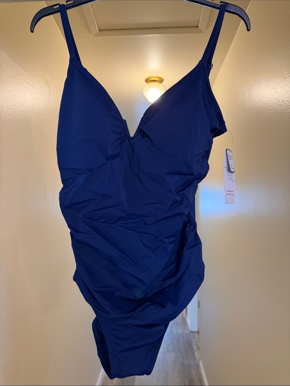 NWT Royal Blue One-Piece Swimsuit Size Large